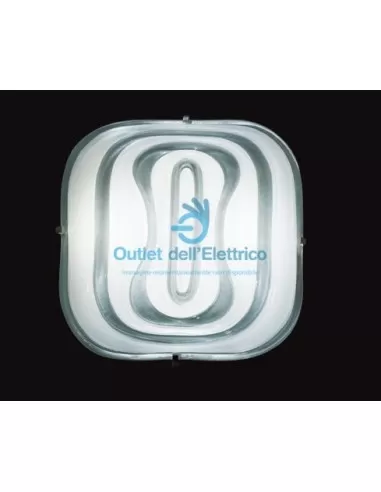 Kundalini K932AREU Mandala rashid small silver glass wall lamp